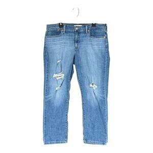 Levi's Women's 33 27L Boyfriend Jeans Denim Distressed Casual
